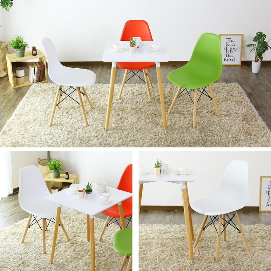 イームズ テーブル＆チェア2脚セット テーブルエッジ DSW 2脚セット eames 椅子 テーブル セット 北欧 プレゼント drew2