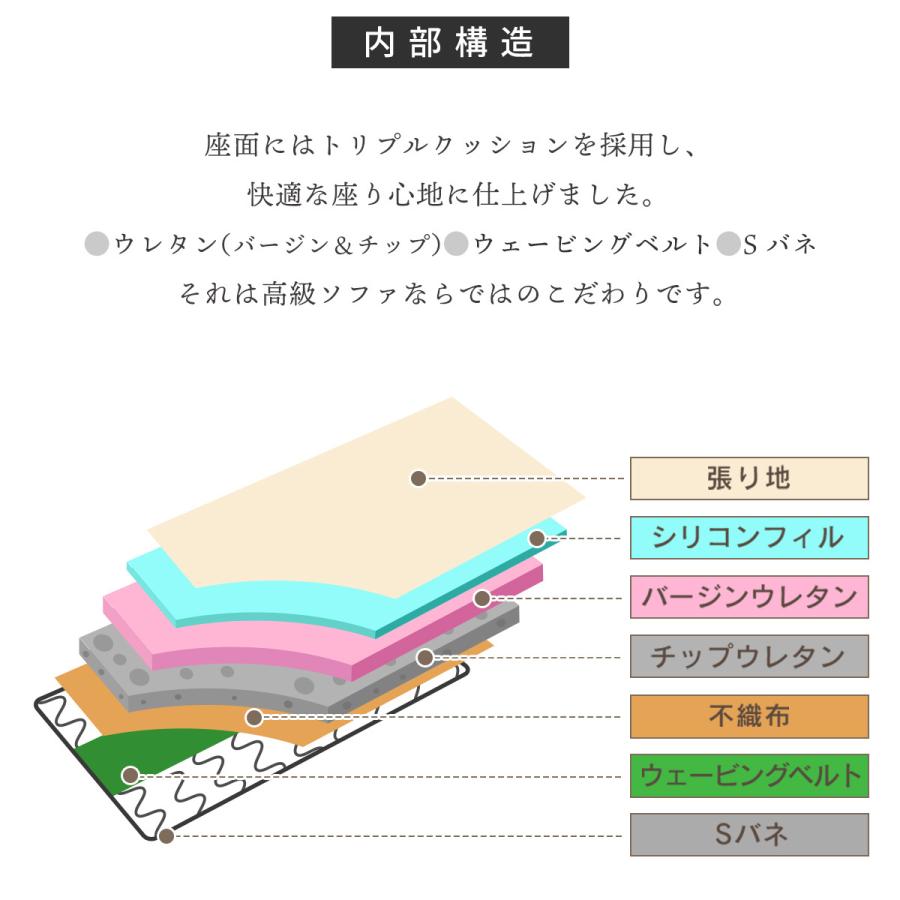 ソファー ソファ 2人掛け おしゃれ 幅139 ソファベッド ベット ローソファ シンプル モダン ジーノ2P 北欧|grazia-doris|13