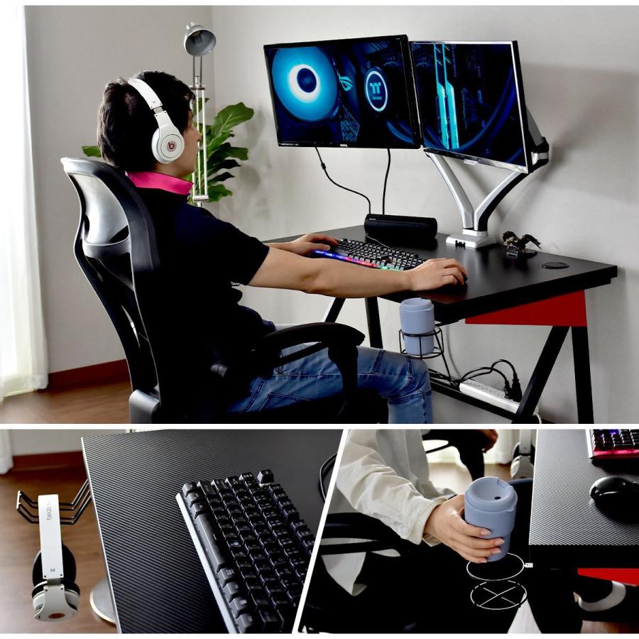 パソコンデスク ゲーミングデスク Pcデスク 幅100cm ドリンクホルダー 収納 グラビー インテリア家具 おすすめ おしゃれ 北欧 プレゼント Dr Grubby Doris 通販 Yahoo ショッピング