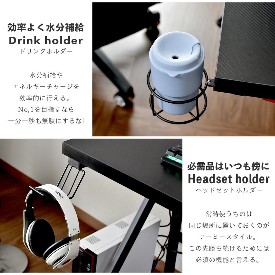 パソコンデスク ゲーミングデスク Pcデスク 幅100cm ドリンクホルダー 収納 グラビー インテリア家具 おすすめ おしゃれ 北欧 プレゼント Dr Grubby Doris 通販 Yahoo ショッピング