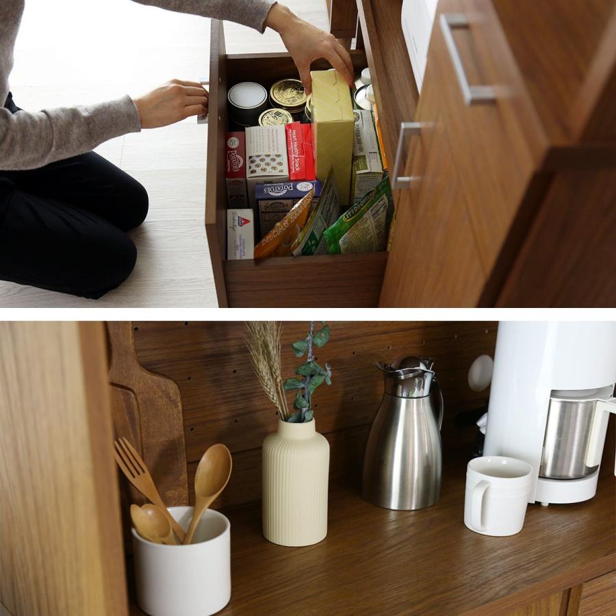 DORIS 食器棚 キッチン キッチン収納 90cm幅 キッチンボード