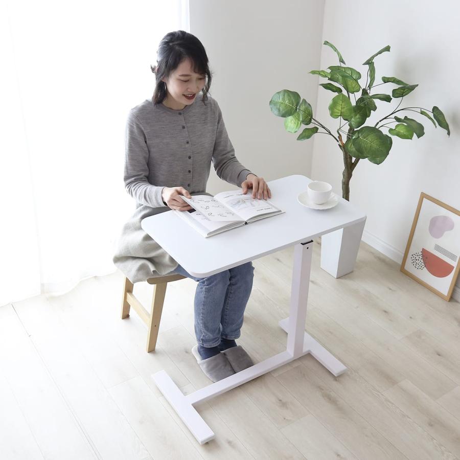 DORIS（ドリス） 昇降テーブル 大理石風 リフトテーブル 幅70cm 昇降式