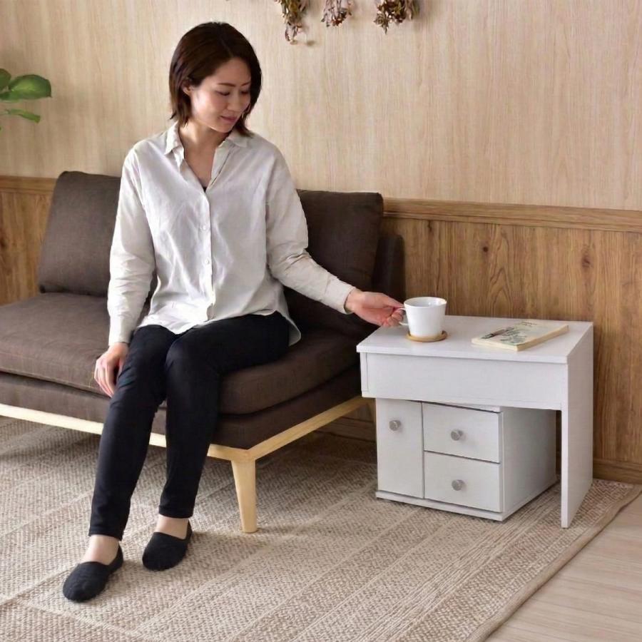 ローテーブル　　鏡付きドレッサー 可動ミラー付き2WAYドレッサーテーブル 通販【ニッセン】