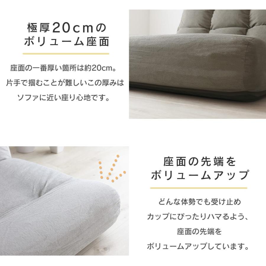 DORIS（ドリス） 座椅子 コンパクト リクライニング フロアチェア 座
