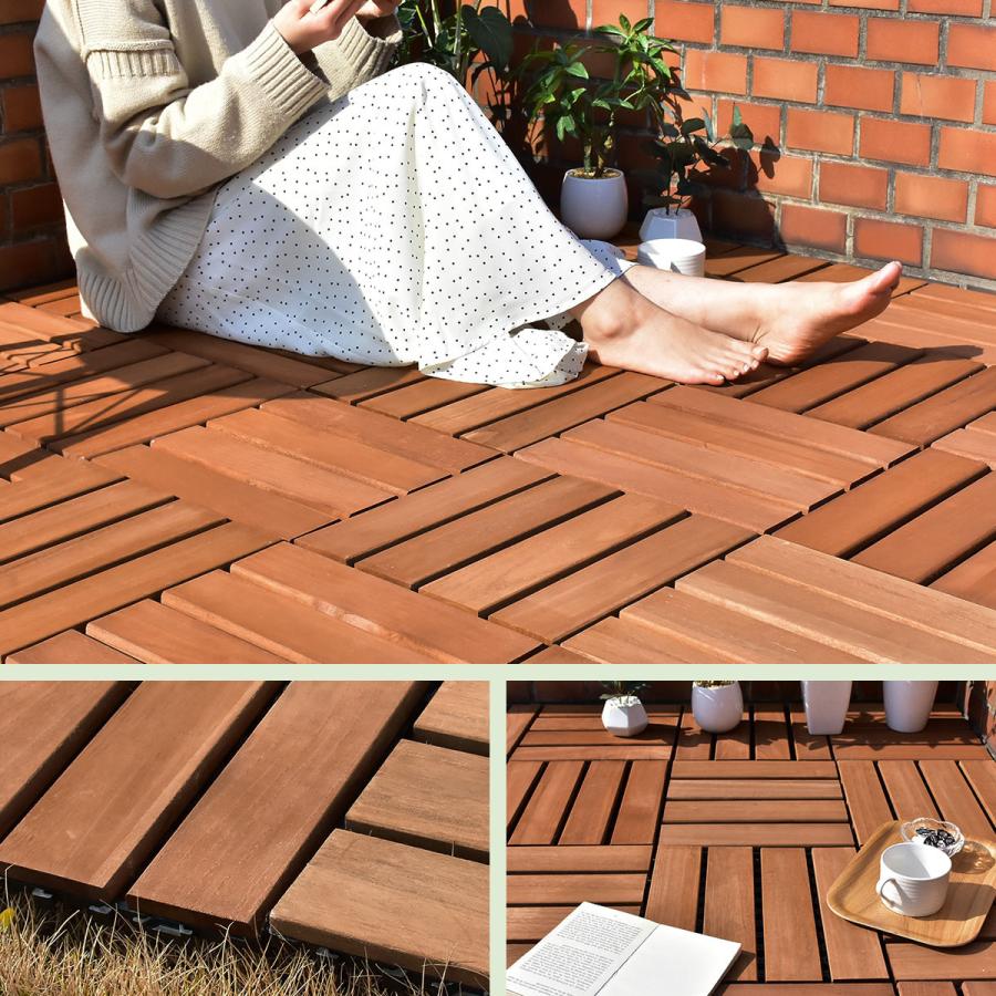 DORIS（ドリス） ウッドパネル 27枚入り ウッドデッキパネル 人工木