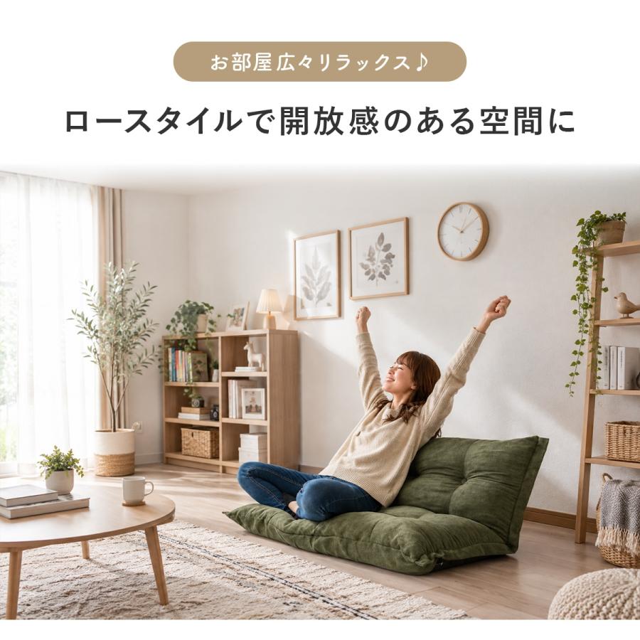 DORIS（ドリス） ソファベッド 座椅子 ロータイプ ワンルーム 2人掛け