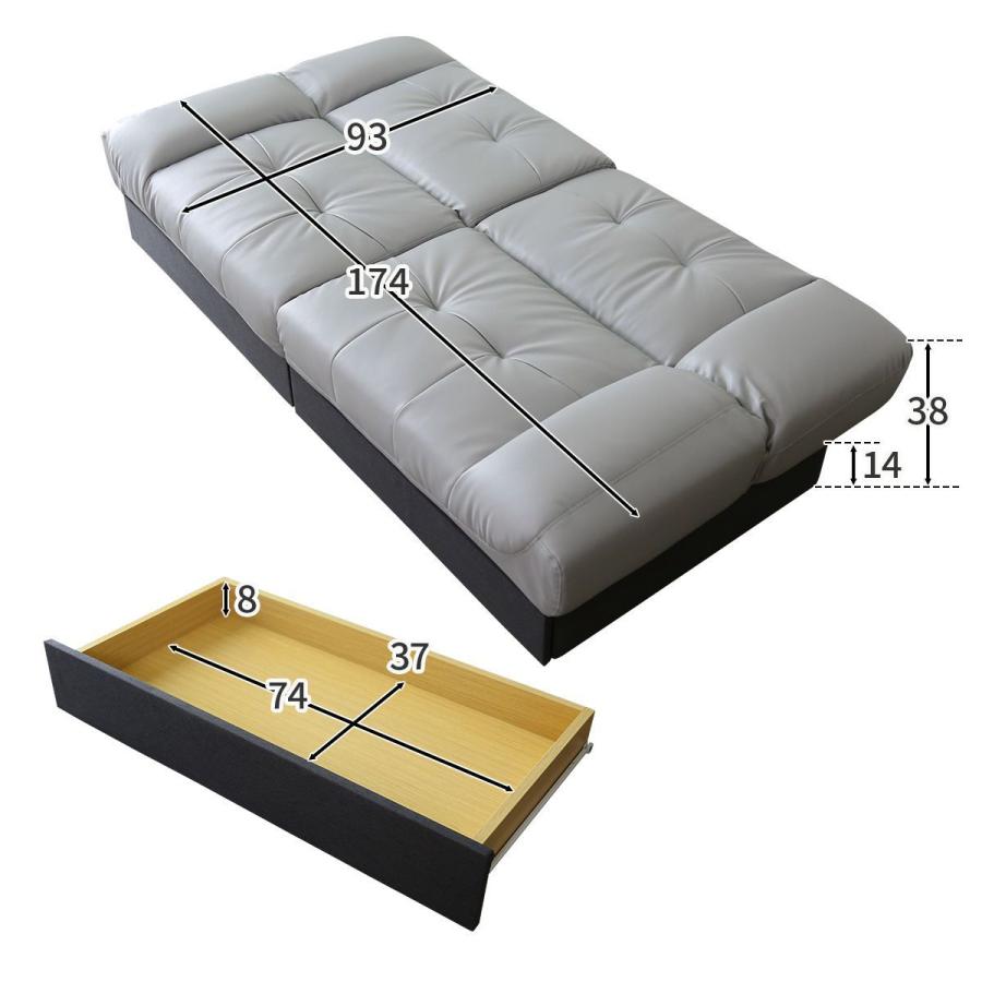 DORIS ソファーベッド ソファー ソファ 2人掛け おしゃれ ソファ
