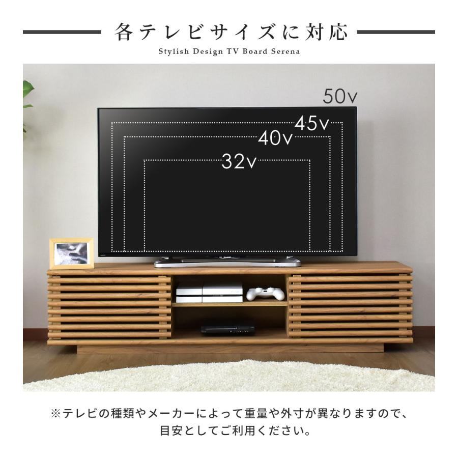 DORIS（ドリス） テレビ台 テレビボード ローボード 幅150 サイド