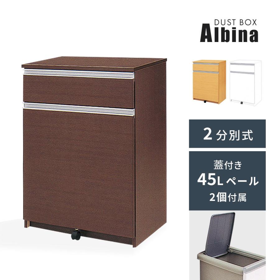 【SVELTE】45L 蓋つき　ゴミ箱（ダストBOX）　ウィザーパイン/ディープ SVELTE】45L 蓋つき ゴミ箱（ダストBOX） ウィザーパイン⁄ディープ