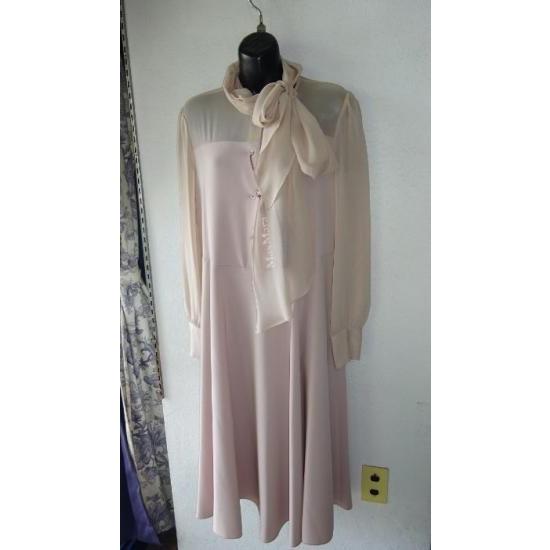 Max Mara Studio FLOU シルクコンビ ロング丈ワンピース アンティーク  