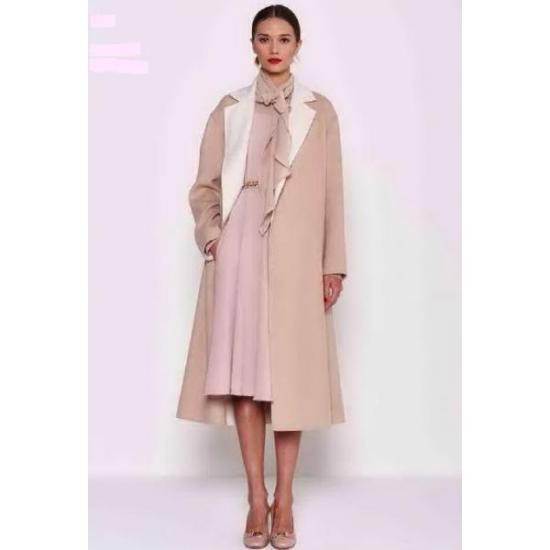 Max Mara Studio FLOU シルクコンビ ロング丈ワンピース アンティーク  