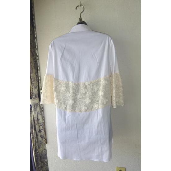 DALBUM レース刺繍デザイン オーヴァーブラウス 白 MaxMara Shine | Max Mara | 03
