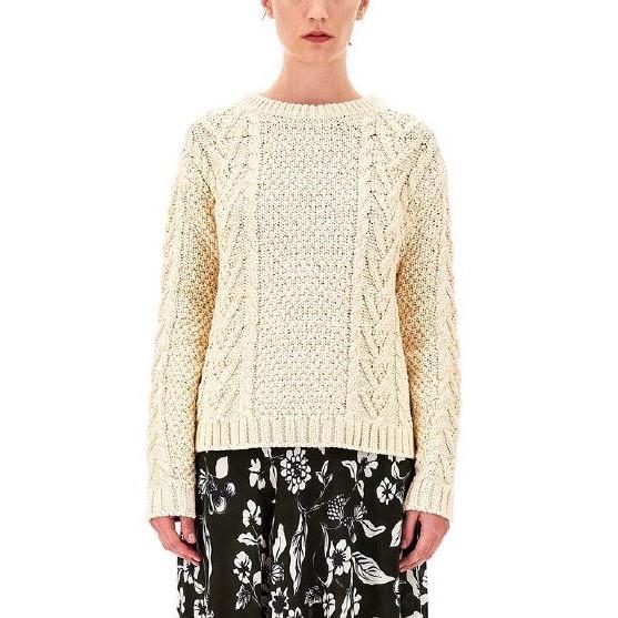 SAGOMA アラン模様コットンニット アイヴォリーホワイト MaxMara WEEKEND