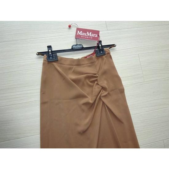 マックスマーラ ギャザーデザインスカート ブラウン 【公式通販】