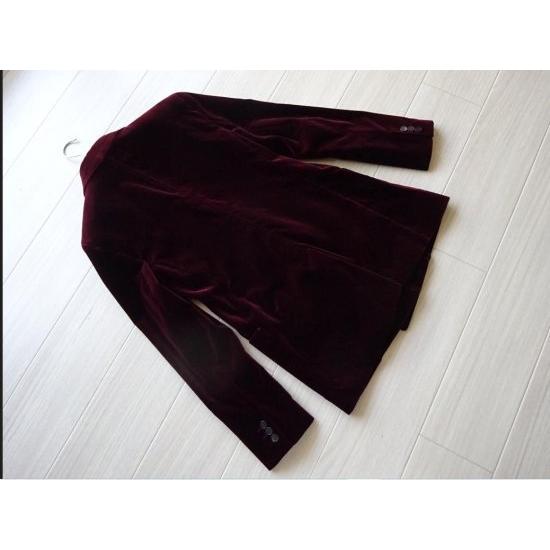 Max Mara Studio OZIERI ベロア素材 ダブルブレスト テーラード 