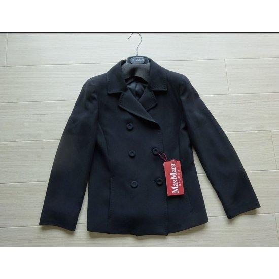 Max Mara Studio OPPIO ダブルブレスト テーラードジャケット 黒