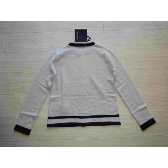 MaxMara カシミヤ混 ロングカーディガン フード ベルト付 アイボリー L
