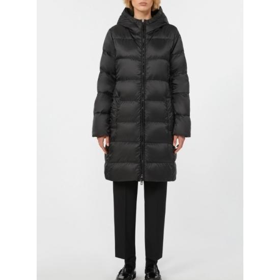 SEIPAR  最高級ダウン使用 フード付きダウンコート 黒 'S MaxMara CUBEの画像
