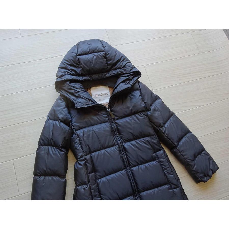 SEIPAR  最高級ダウン使用 フード付きダウンコート 黒 'S MaxMara CUBEの画像