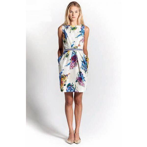 New限定品 65 Off Ordine コットンプリント ビビッド花柄ワンピース Maxmara Shine 人気ブランド Www Thedailyspud Com