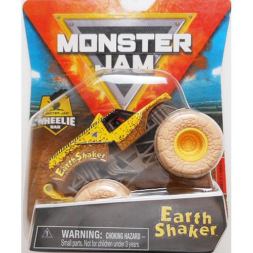 Spin Master Monster Jam 1 デポー イエロー ブラウン Shaker 品質検査済 64：Earth