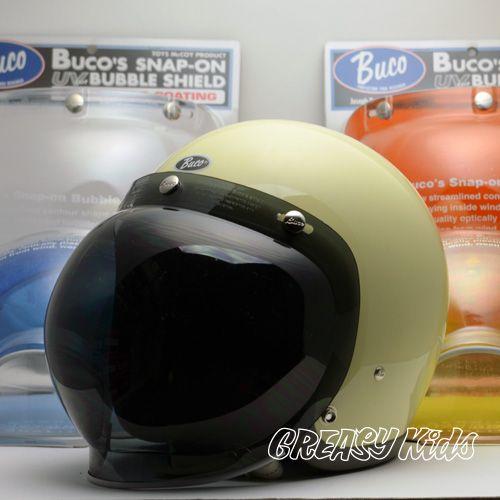 BUCO バイク用 BUCOスナップオンバブルシールド 各カラー BUCO バイク用 BUCOスナップオンバブルシールド 各カラー