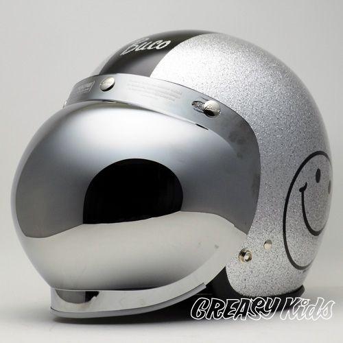 BUCO（ブコ） バイク用 BUCOスナップオンバブルシールド クローム