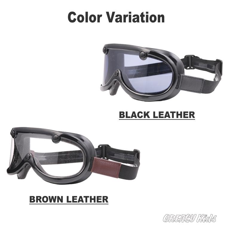 60's VINTAGE GOGGLE LEATHER 1inch agsvgltGREASYKIDS 通販 Yahoo!ショッピング
