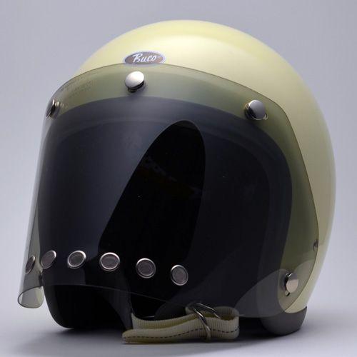バイク用 ジェットヘルメット カスタムコンペシールド For BUCO 