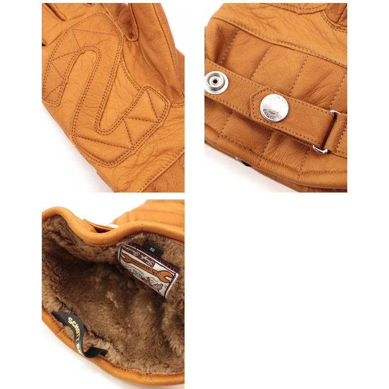 SCHOTT(ショット) WINTER GLOVE MIDDLE 
 黒 バイク Schott N.Y.C SCHOTT(ショット) WINTER GLOVE MIDDLE ウィンター