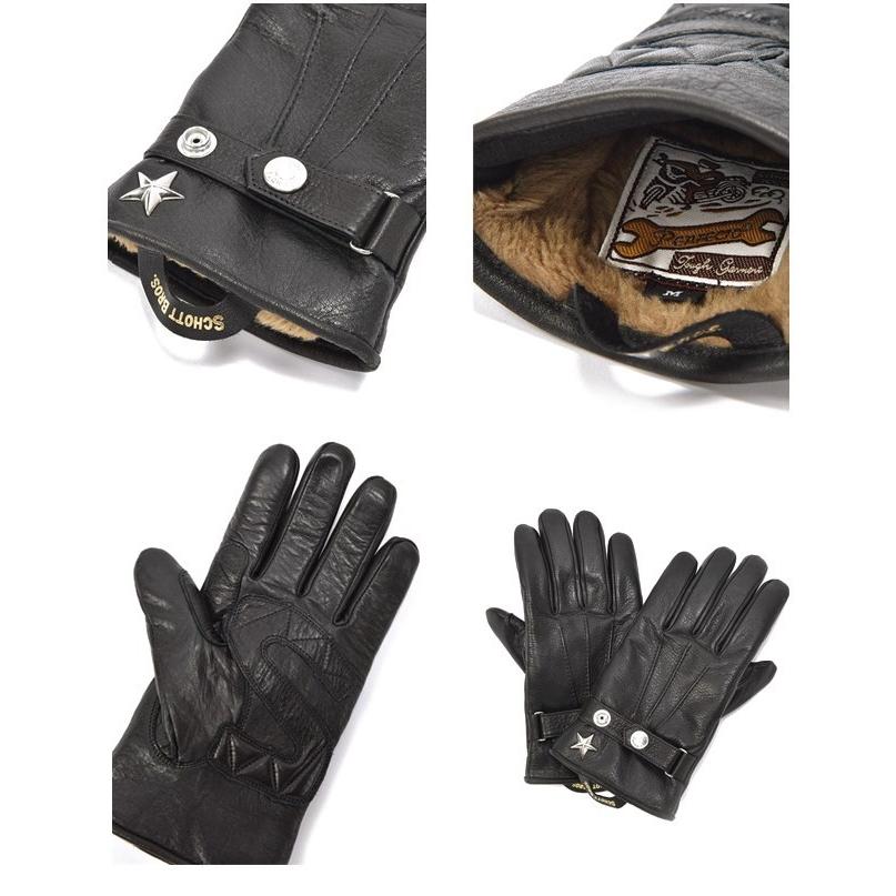 Schott N.Y.C Schott(ショット） WINTER SHORT GLOVE