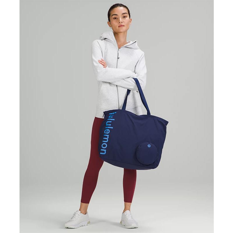 lululemon ルルレモン トートバッグ 旅行バッグ ナイロン 軽量 大容量 収納 Packable Tote 30L レディース ブランド スポーツ カジュアル シンプル｜great-life｜03