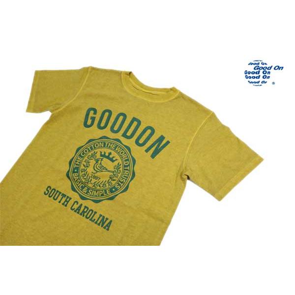GOOD ON/グッドオン メンズ半袖 グッドオン ゴーサウスカリフォルニア S/S Tシャツ ピグメントバナナ｜greatblue｜02