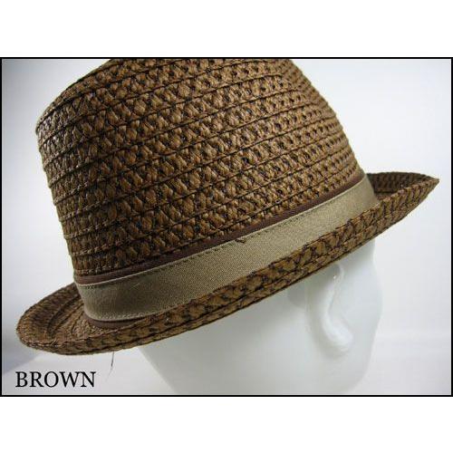 PETER GRIMM（ピーターグリム） ブレードストローハット 「MIDNIGHT