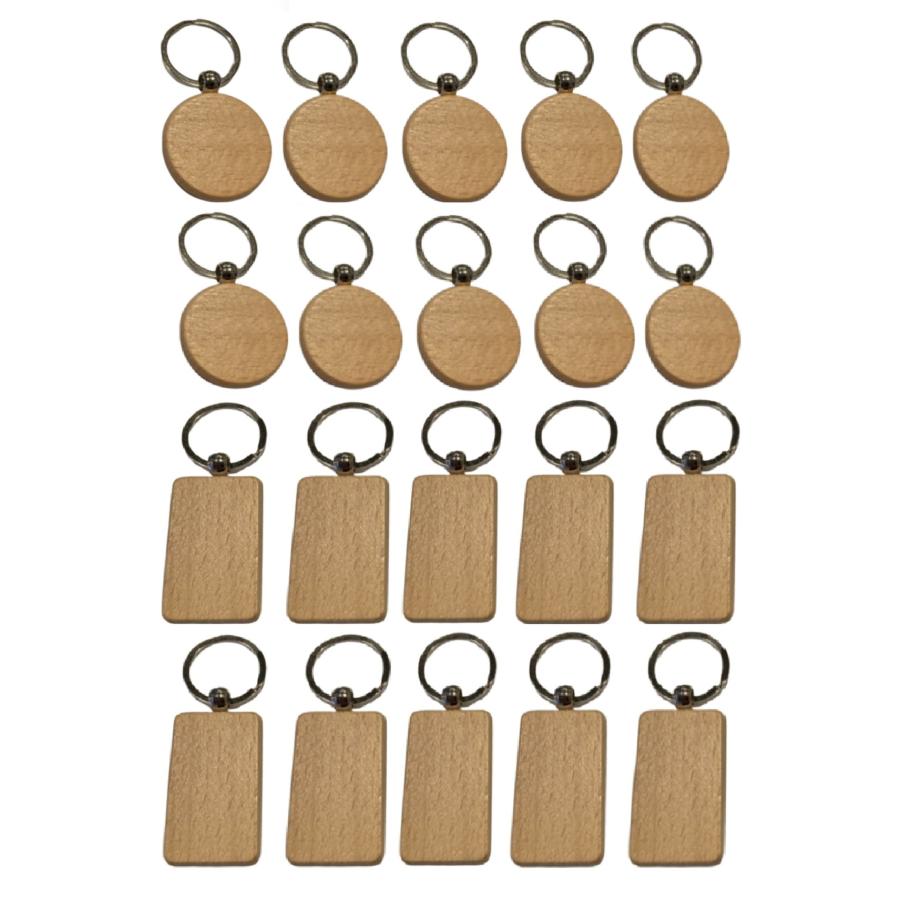 番号札 無地 木製 荷札 木札 クローク札 小判札 木製キーホルダー