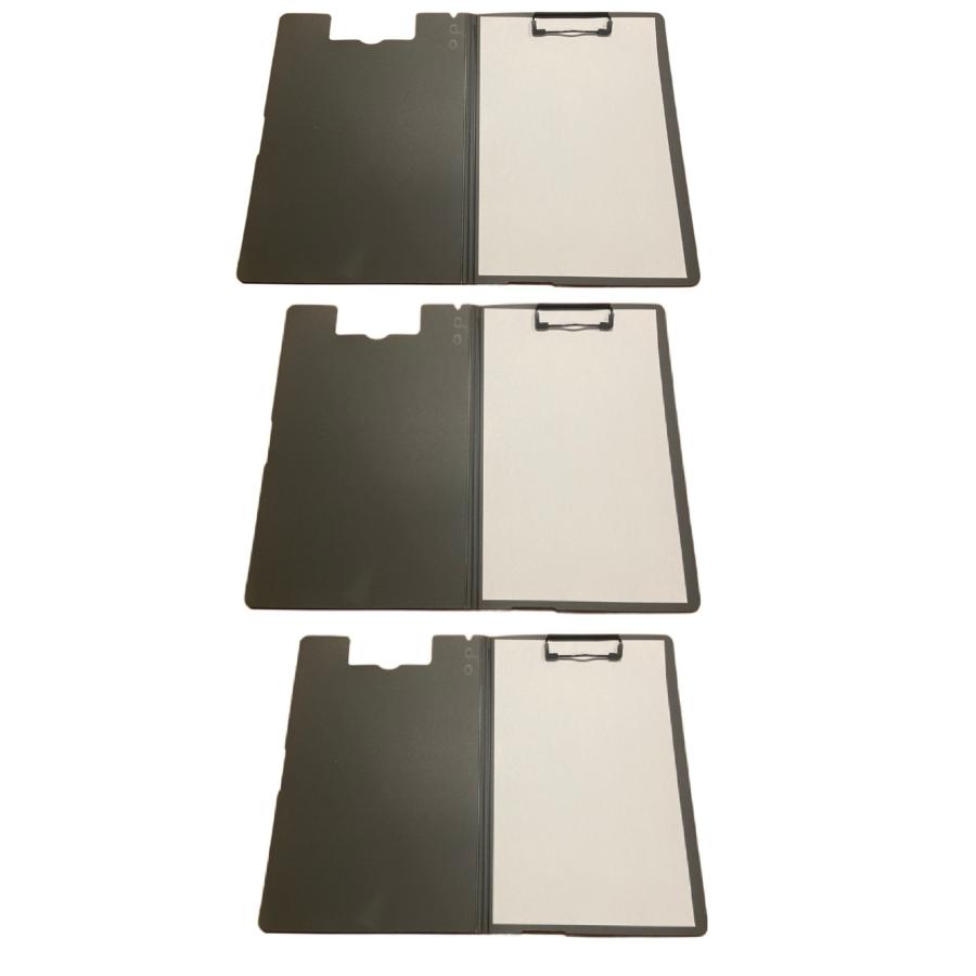 クリップボード 二つ折り A4 縦型 折りたたみ 蓋付 バインダー 問診票