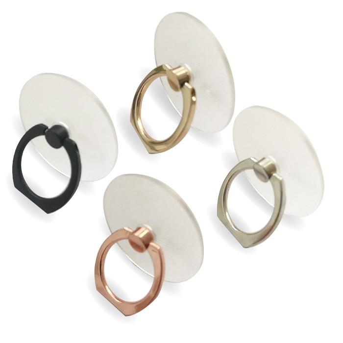 スマホリング 透明 薄型 クリア色 超薄型の丸型（iPhone、Android）スマホリング 透明 対応grepo正規品 丸型 |  | 05