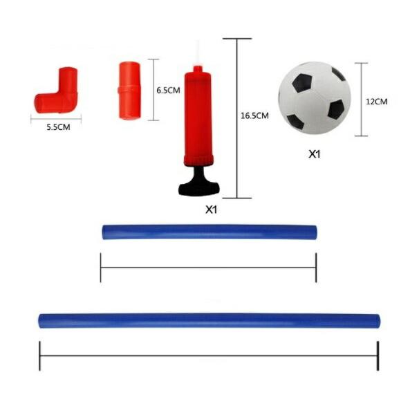 サッカーゴール 室内 子供用 幼児用 折りたたみ 組み立て式 フットサル ボール付 庭 大型｜greatful｜02