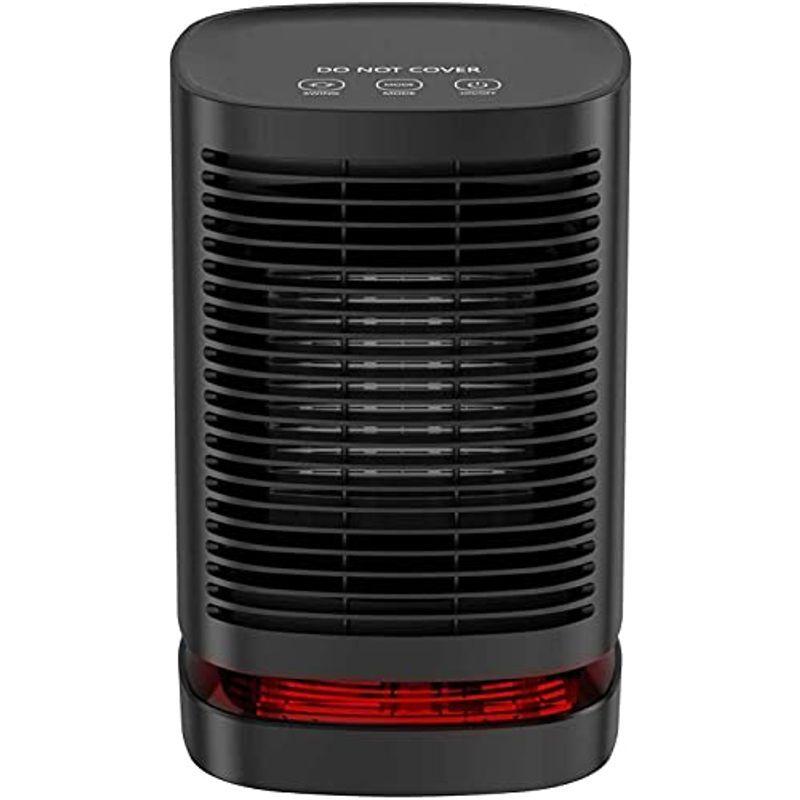 5年保証 調節可能なサーモスタット付きセラミックスペース 950wミニ電気ptcファンヒーター 2つの熱設定 過熱保護および安全カットオフ付き 家庭お ファンヒーター