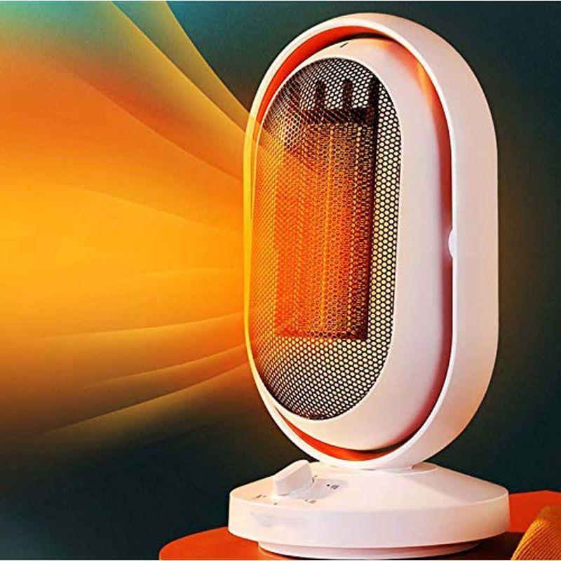 割引価格 1500wミニ家庭用ヒーター Ptcセラミック電気スペースヒーター ポータブルシェーキングヘッドファン 4速温度制御 オフィスホーム屋内用 ファンヒーター