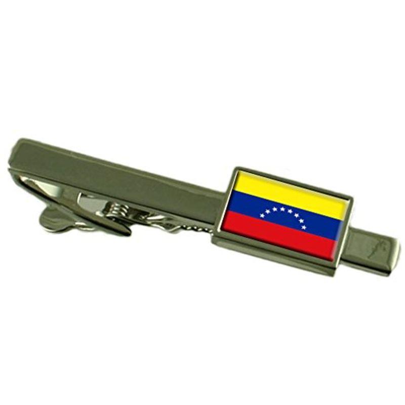 人気ブランド Venezuela Personalizedケース Flagタイクリップバー55?mm???記念品Engraved タイピン、タイタック