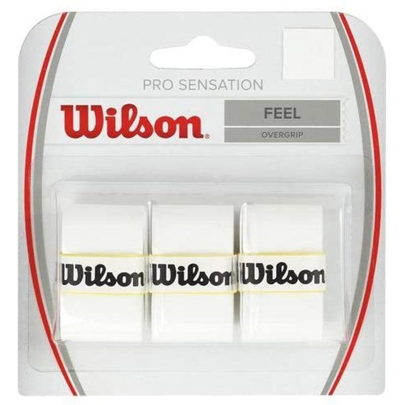 Wilson Pro Overgrip Sensation Thin Overgrip 3?Pack inホワイト｜greatseven｜02