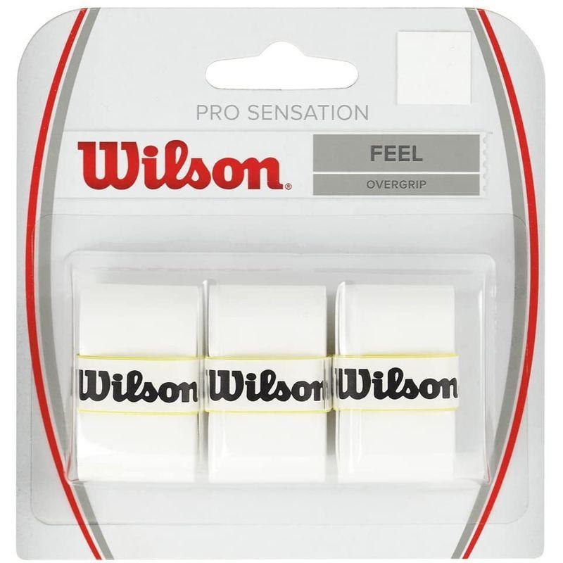 Wilson Pro Overgrip Sensation Thin Overgrip 3?Pack inホワイト｜greatseven｜05