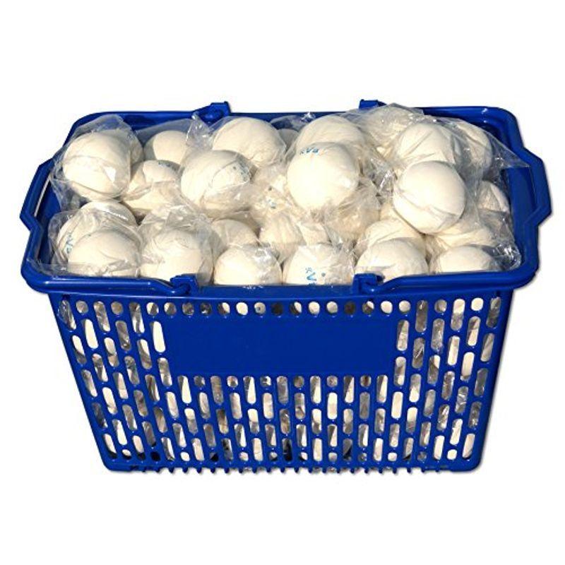 コクサイ KOKUSAI 練習用ソフトテニスボール KSソフトテニスボールバルブ式8ダース ホワイト カゴ入り 日本製