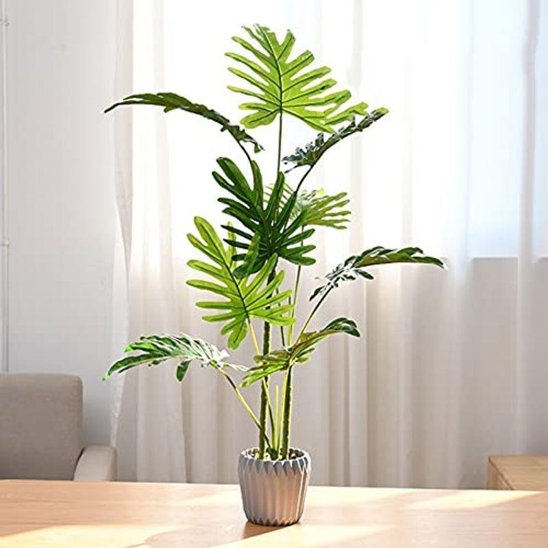 配送員設置送料無料 人工観葉植物 フェイクグリーン 観音竹 和風 大型 風水 厄除け おしゃれ 和室 お手入れ不要 福をかき集める 引っ越し祝い Staging Fiorillicaffe Com