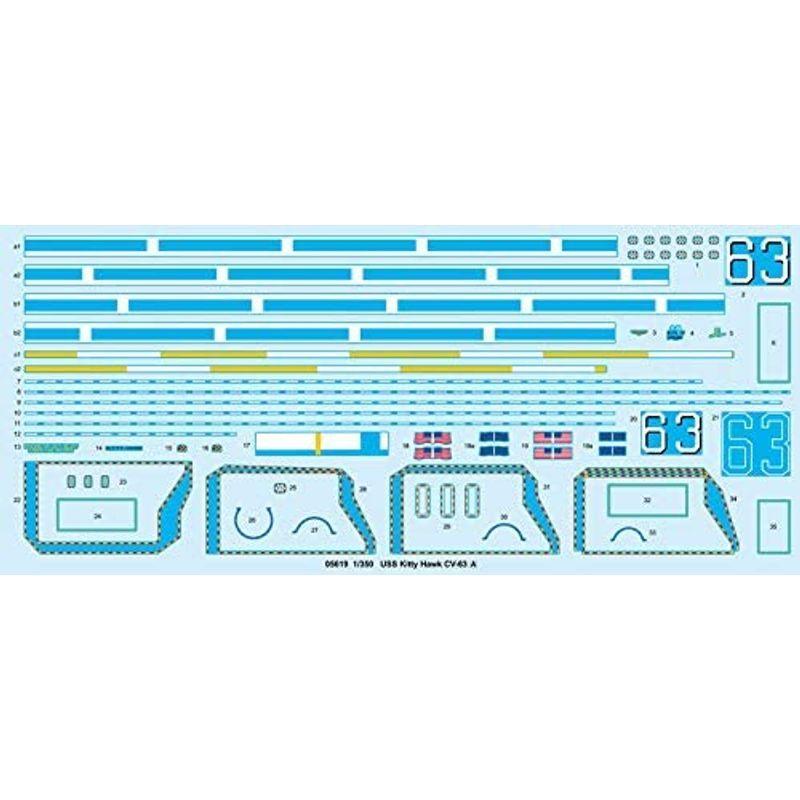 トランペッター 1/350 米海軍 空母 CV-63 キティーホーク プラモデル 1/350 米海軍 空母 CV キティーホーク プラモデル