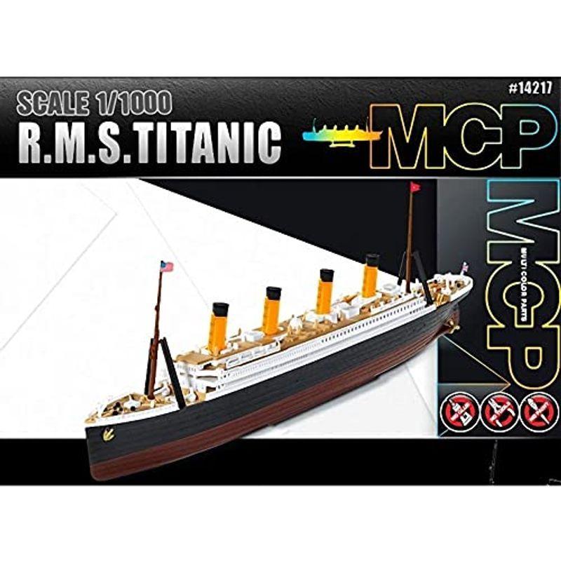 訳あり TITANIC R.M.S. 1/1000 MCP KIT MODEL ACADEMY #14217 parts) Color (Multi 船、ボート