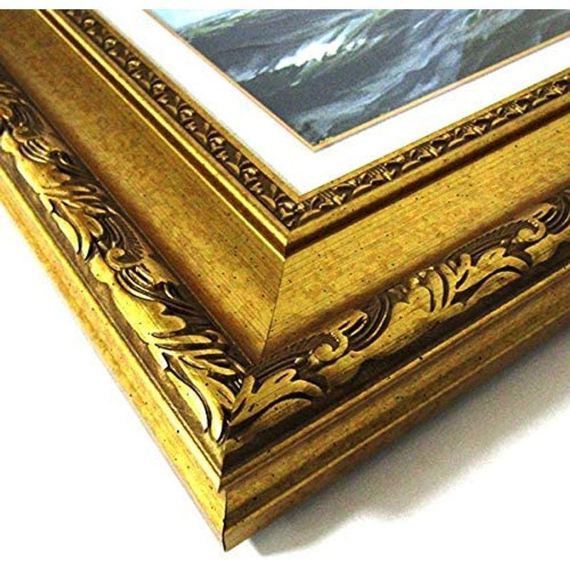 高評価続出！ マクレガー［世界の名画コレクション］『ブルーウォーター』複製画 風景画 帆船 舟 海洋画 大海原 戦艦 無敵艦隊 ビクトリー号 ヴィクトリー 【2672616507】(13434円)