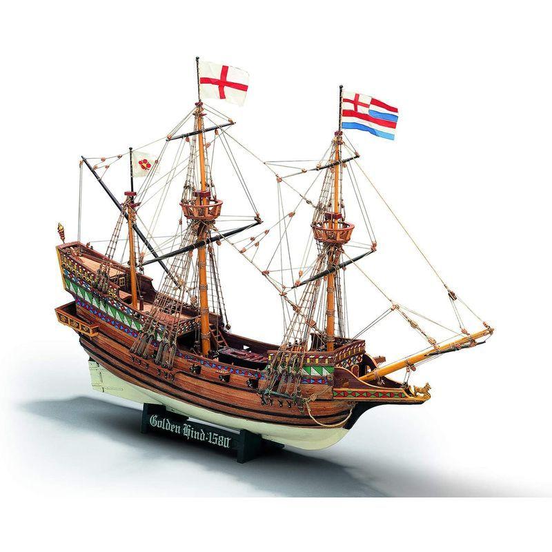 製帆船模型 マモリ ゴールデンハインド （60分の帆船模型製作入門DVD及び和訳付き） マモリ 60分の帆船模型製作入門DVD及び和訳付き 　