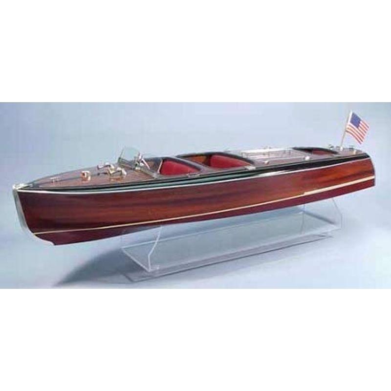 Dumas #1241 1938 Chris-Craft トリプルコックピットバレルバックモデルボートキット スケール1:8 船、ボート
